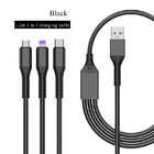 Fish Silk Weaving 5A Fast Charging USB Cables All In One For Huawei