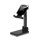 2 in 1 Wireless Charger Stand Angle Height Adjustable Dual 10W