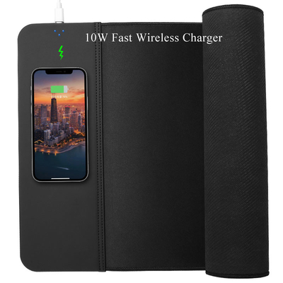 Multifunctional 10W Wireless Charger Mouse Pad For Office And Home